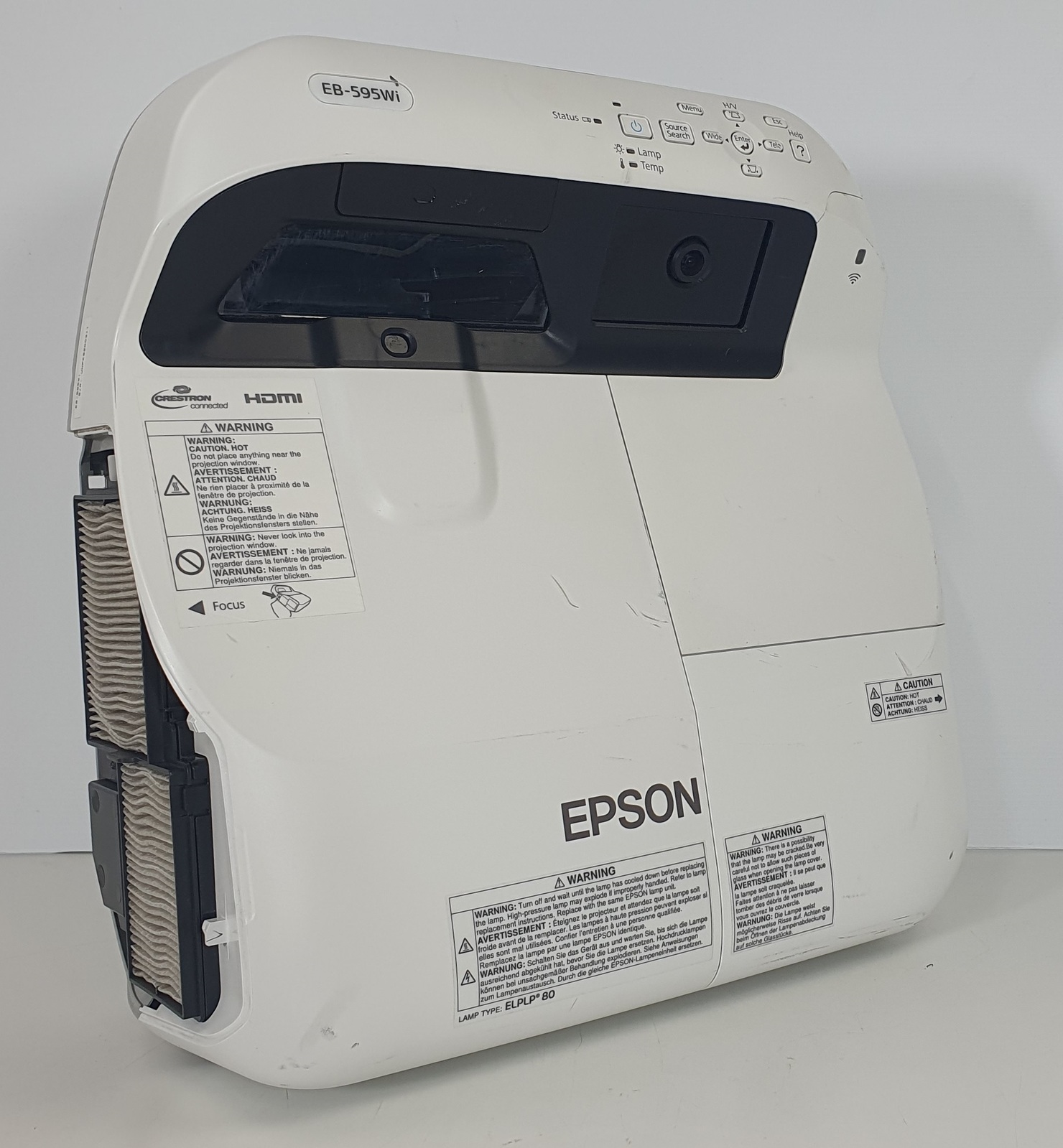 Epson Eb 595wi Ultra Short Throw Projector Wxga B Grade 6500