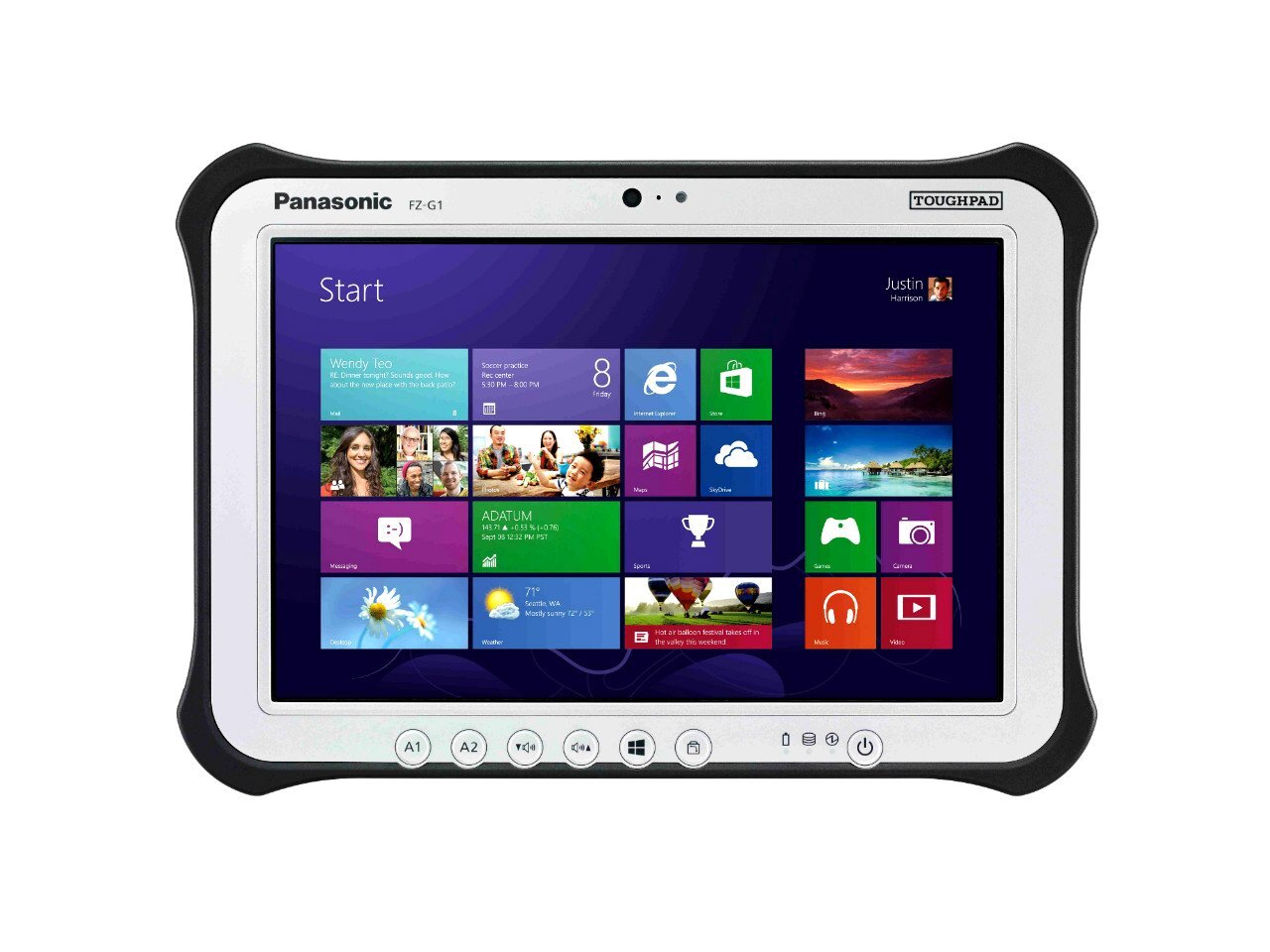 Panasonic Fz G1 Mk2 Toughpad Tablet I5 4310u 2ghz Win 10 8gb Ram