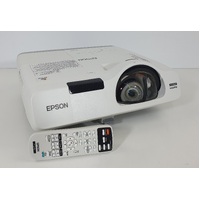 Epson EB-525W LCD Short Throw Multimedia Projector | Remote Contol