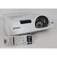 Epson EB-535W LCD Short Throw Multimedia Projector | Remote Contol